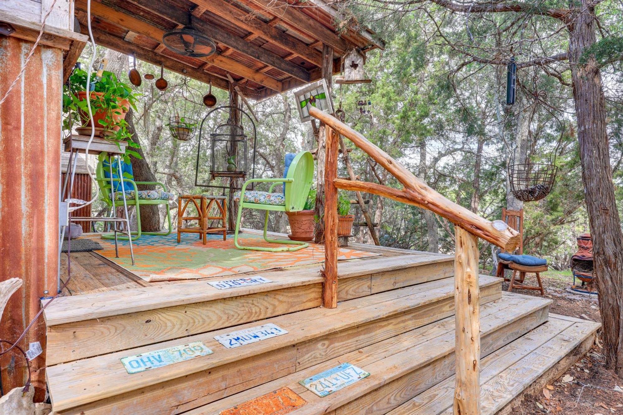 Pet-Friendly Wimberley Cabin With Fire Pit And Hot Tub Kültér fotó